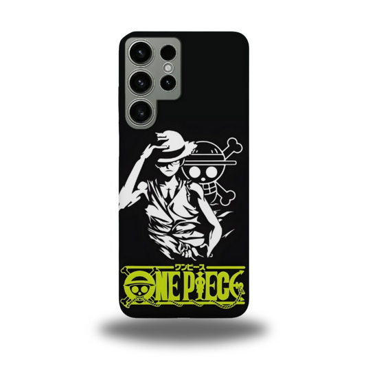 One Piece White Monkey Samsung Phone Case