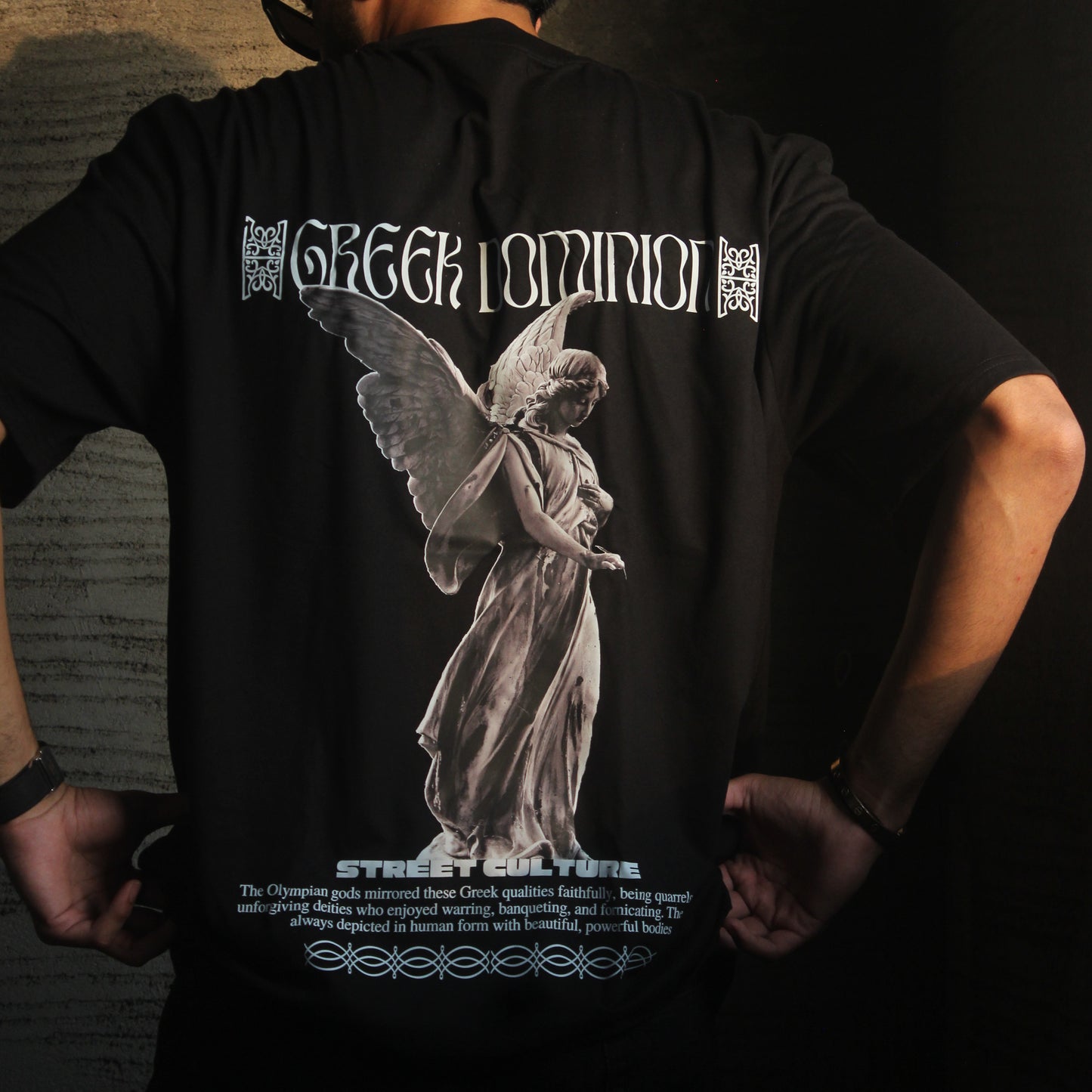 Greek Dominion Oversized Tee