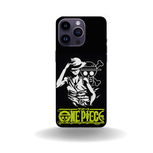 One Piece White Monkey Apple Phone Case