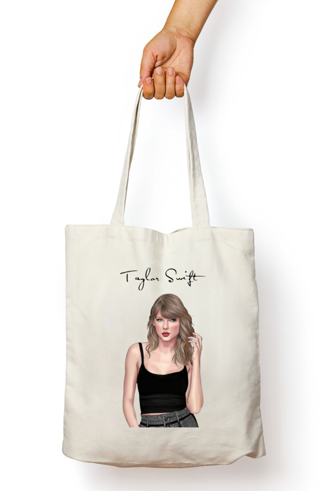 "TAYLOR SWIFT" TOTE BAG ZIPPER