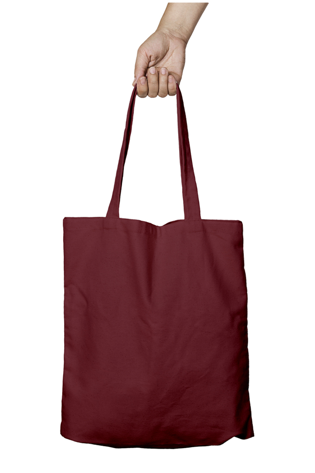 MARRON TOTE BAG WITH ZIP